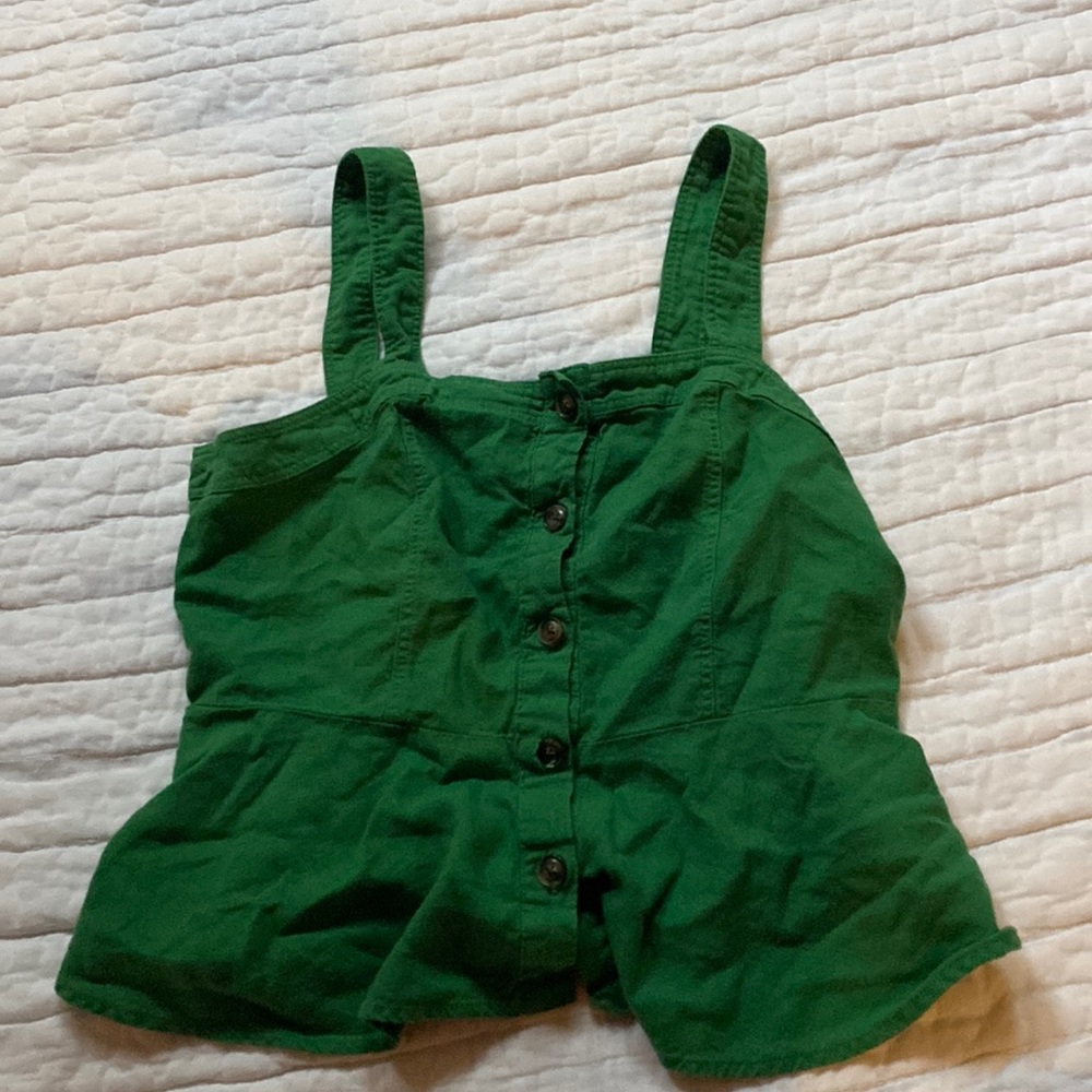 Who what wear green tank top